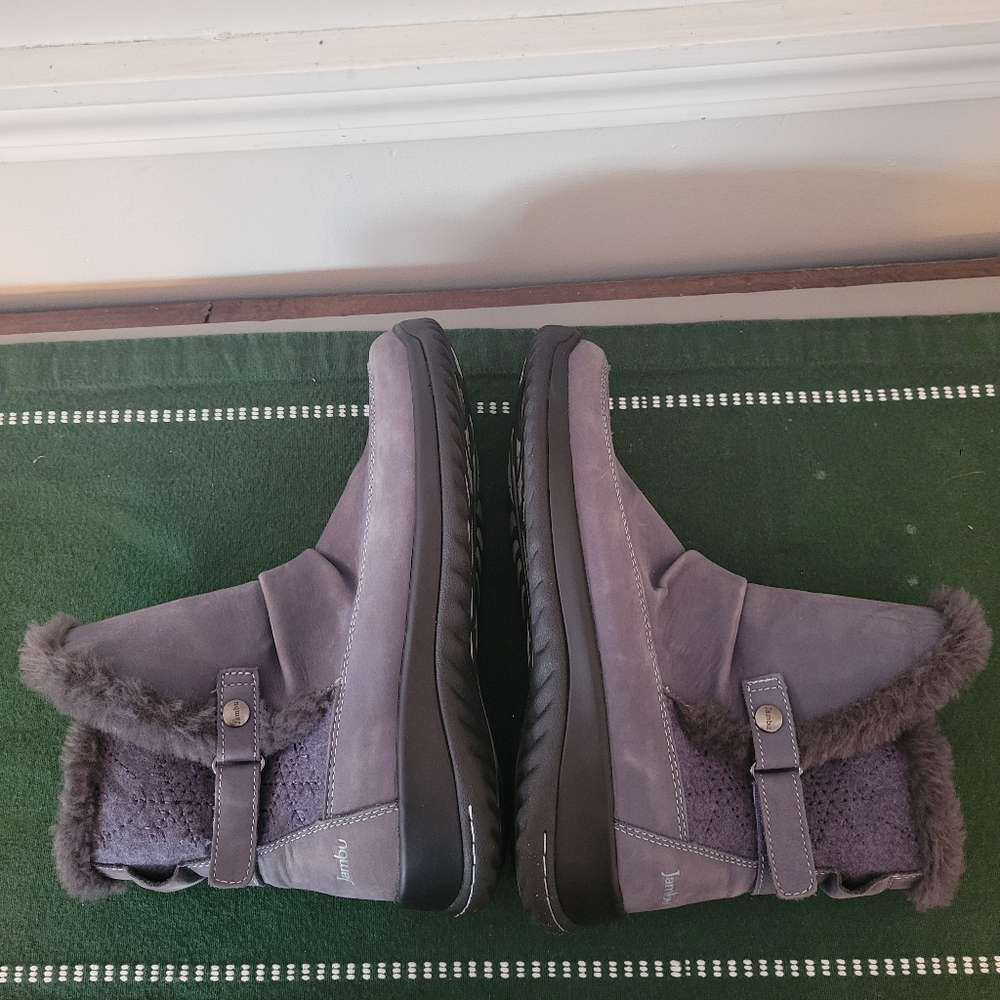 Jambu Womens Sycamore Snow Boots Size 8 Blue Water Resistant Nubuck Upper - Picture 9 of 12